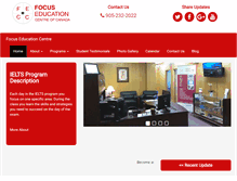 Tablet Screenshot of focuseducationcentre.com